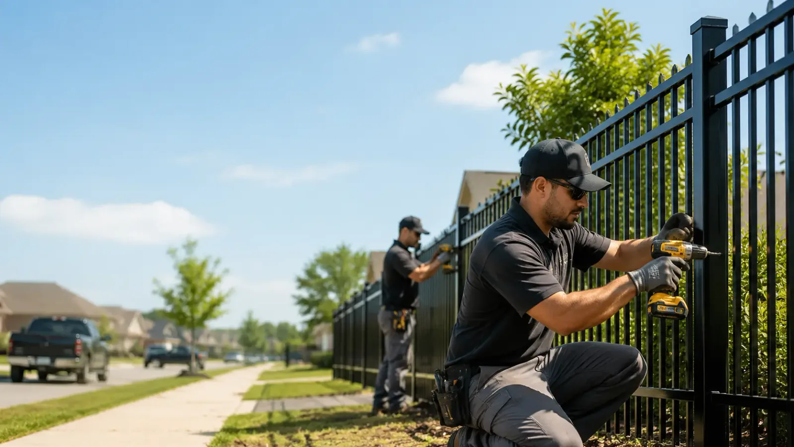 Metal Fence Installation in Plainsboro, NJ